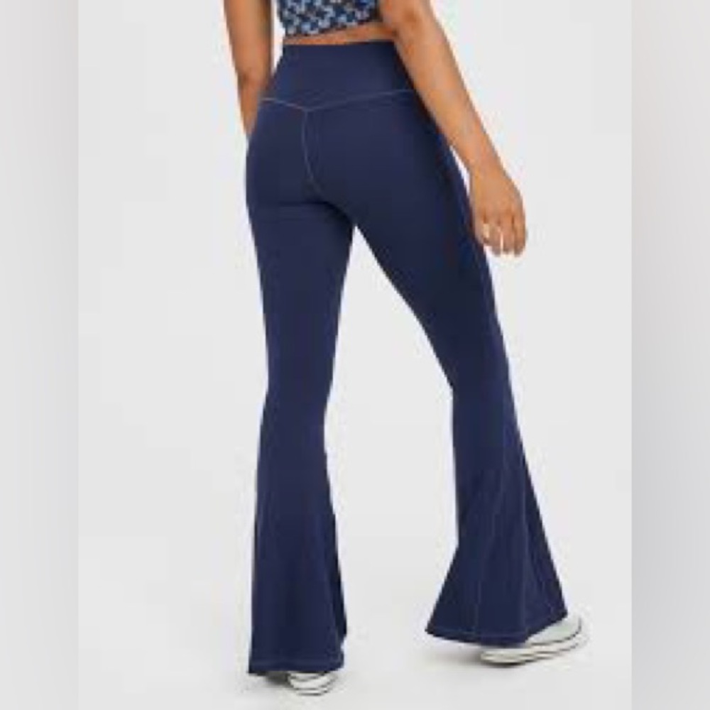 Aerie Crossover Flare Leggings